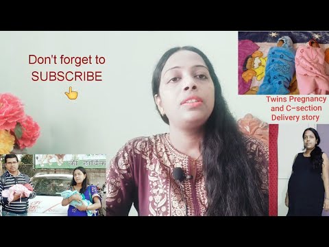 My Twins Pregnancy Story (Hindi) | Pregnancy Test to Third Trimester | C-section Delivery