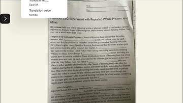 Translating text in Snap&Read