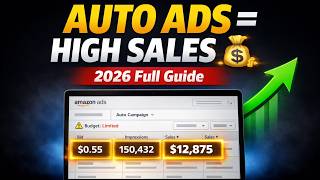 Amazon Automatic Ads Full Tutorial 🚀 सही Setup = High Sales (2026 Guide)
