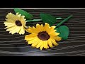 How To Make Sun Flowers From Paper.