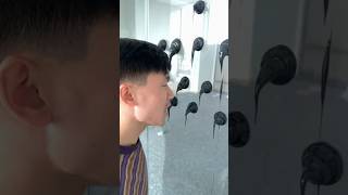 Papa Accidentally Stuck Chewing Gum On The Mirror Ll Carriage House Wooden Artist Ll cartoon sh