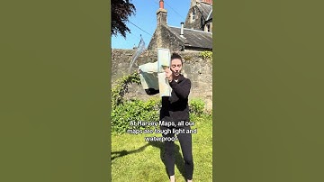 HARVEY Maps are Tough, Light and Waterproof