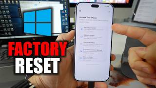 How To Factory Reset & Restore your iPhone 18 Pro Max on Windows PC