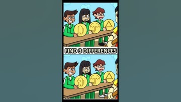 Spot 3 Differences Squid GAME so funny #squidgame #spotthedifference