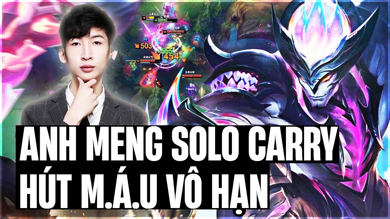 ĐƯỜNG DƯỚI LỤC ĐỤC VÀ CÁCH XIAOCHAOMENG VỰC LẠI ĐỒNG ĐỘI VỚI CON AATROX SIÊU HỒI PHỤC