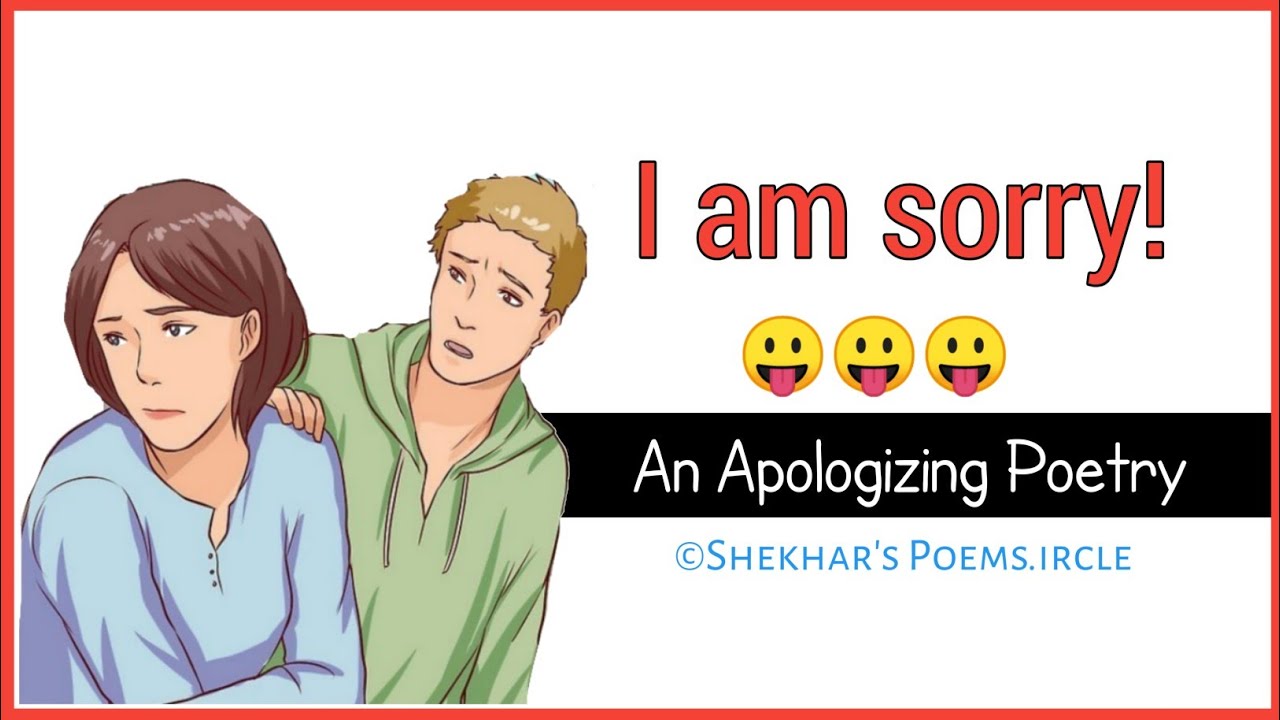 I Am Sorry Hindi Poetry C Shekhar S Poems Ircle Youtube