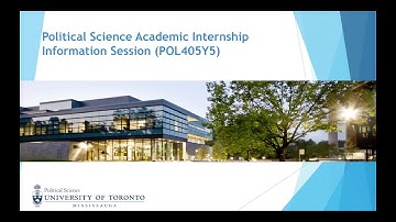 UTM Political Science: Internship Information Session