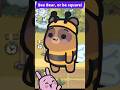 You can put a bee bear on your desktop. #idlegame #shorts