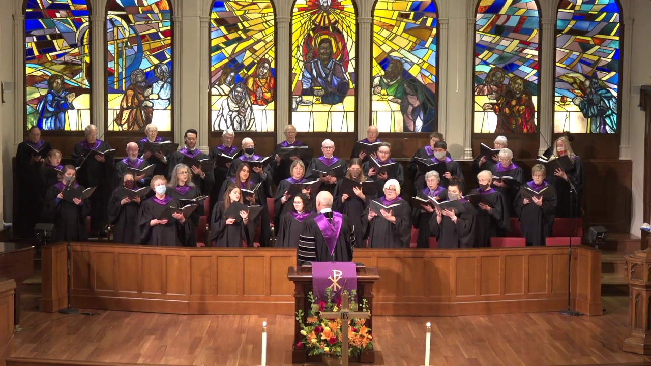 “Create in Me a Clean Heart, O God” Sanctuary Choir  (Carl Mueller)