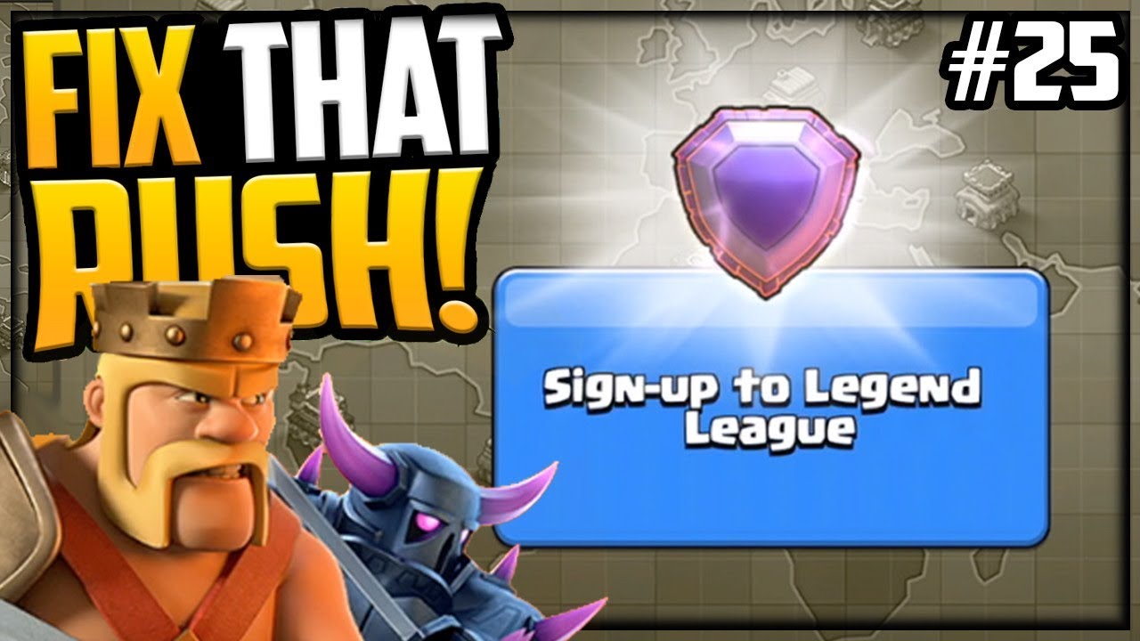 RUSHED to LEGEND League! GEM, Max, Fix That Rush Clash of Clans Episode 25