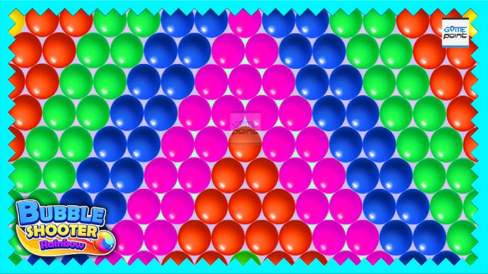 Bubble Shooter Rainbow Shoot & Pop Puzzle Level 101 - 107 🌈 