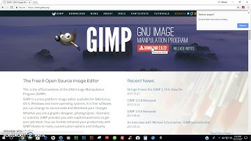 Downloading and Set Up of Gimp 2.8.22