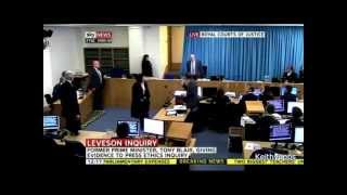 Tony Blair called a war criminal by protester whilst giving evidence to 'Leveson Inquiry'