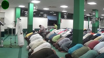 صلاة العشاء و التراويح بمسجد النور بريجوإميليا القارئ  ياسر العجيلي + الدعاء {إيطاليا}