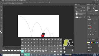 Photoshop  - How to Animate a Bouncing Ball