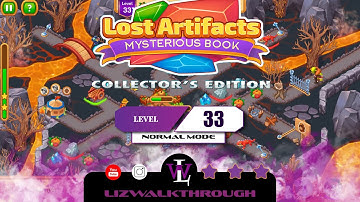 Lost Artifacts 6 - Level 33 - Mysterious Book - Normal Mode