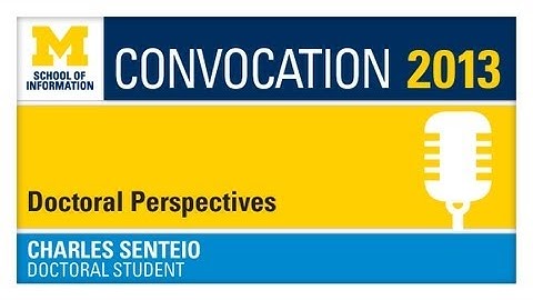 Convocation 2013: Charles Senteio