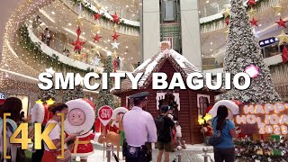 SM City Baguio 2023! - The Cold BER Month Walking Tour | 4K | Philippines