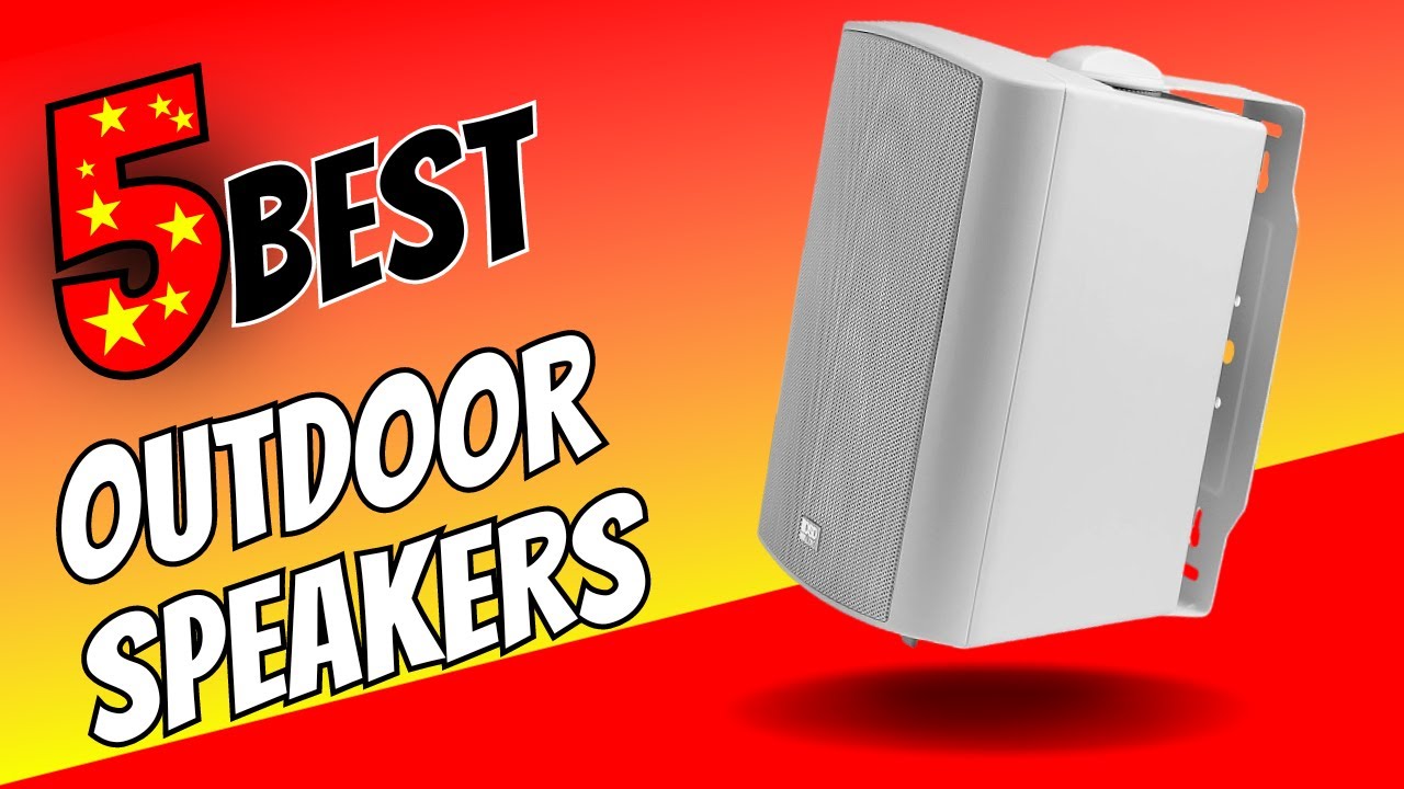 🎶 Top 5 Best Outdoor Speakers (2025) – Rugged, Weatherproof & Powerful Sound!