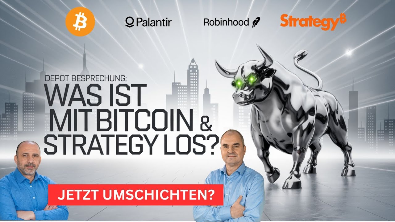 Was tun? Palantir | Robinhood | Bitcoin | Strategy | WTI Öl | EURUSD