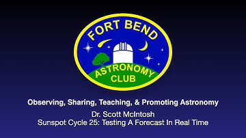 FBAC May 2024 - Dr  Scott McIntosh - Sunspot Cycle 25