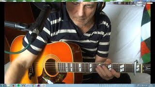 Video thumbnail of "Leaving On A Jet Plane ~ John Denver - Peter, Paul & Mary - Cover w/ Epiphone Dove Pro VB & BT"
