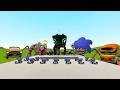 Monster Battle: CHOO CHOO CHARLES, TRAIN EATER, HOUSE HEAD, THOMAS TRAIN, BUS EATER (GMOD)
