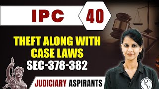 IPC 40 | Theft Along with Case Laws Sec-378-382 | CLAT, LLB & Judiciary Aspirants