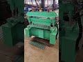 Corrugated roof tile machine