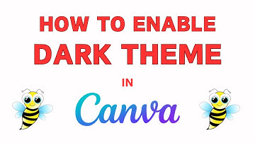 How To Enable Dark Theme In Canva  (Browser Version) | PC Tutorial