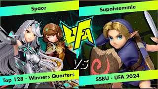 UFA 2024 SSBU - Space (Pyra & Mythra) vs Supahsemmie (Young Link) - Top 128 Winners Quarter-Finals screenshot 4