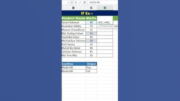 If function in excel. excel tutoring. excel tutorial. #exceltech #excelgyan #excelhacks #exceltips