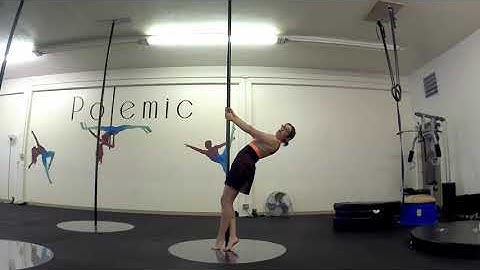 Pole Pixie Kat Pole Dance Tutorial - Basic Front Climb
