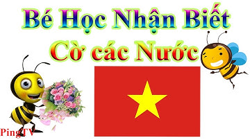 Dạy bé nhận biết cờ các nước Đông Á và Đông Nam Á | Bé học cờ các Quốc gia
