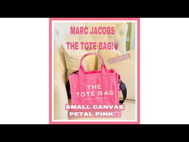 トートバッグ Marc Jacobs Pink Canvas The Tote Shopping Bag Marc Jacobs THE TOTE BAG UNBOXING, REVIEW & SIZE COMPARISONS