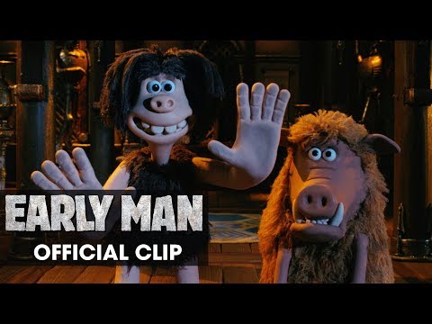 Early Man (2018 Movie) Official Clip “Stadium” - Eddie Redmayne, Tom Hiddleston,