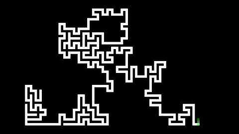 Random Maze Generator and A-Star Solver