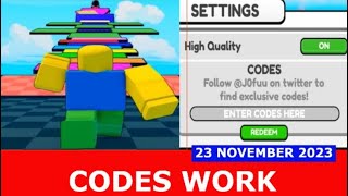 No Jumping Obby For Admin Codes - Roblox November 2023 