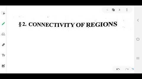 Connectivity of Region | 3rd semester Bsc complementary maths | Calicut University