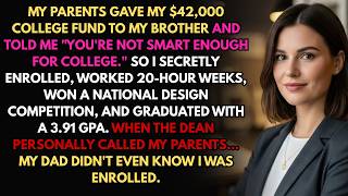 My Parents Gave My College Fund To My Brother—The Dean Called Them 3 Years Later