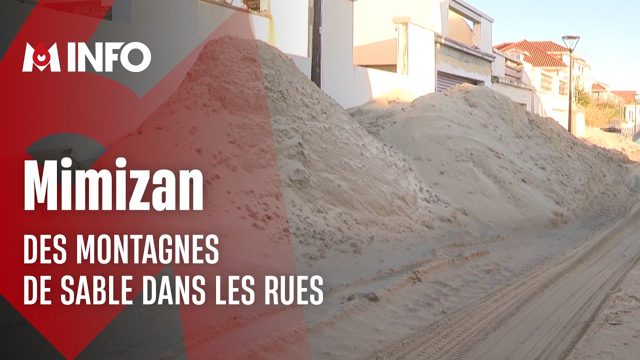 Mimizan ensablée après les tempêtes