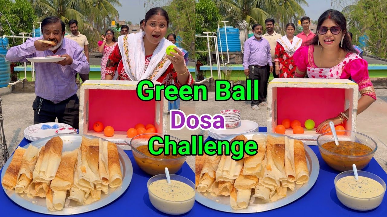 If you find the green ball eat Unlimited Masala Dosa