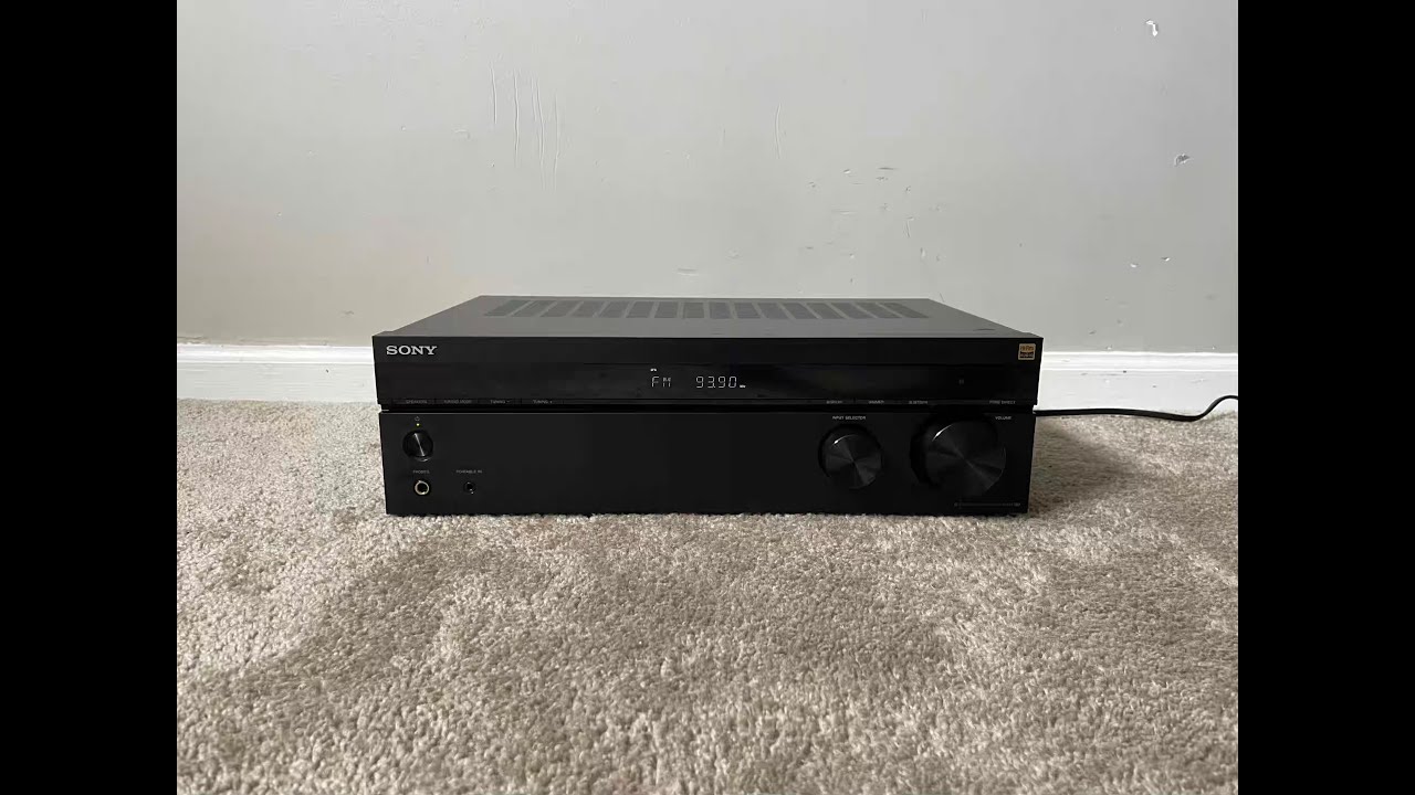 Sony STRDH190 Home Stereo Audio Bluetooth FM Receiver YouTube