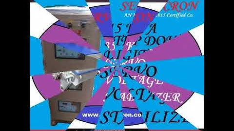 SERVO VOLTAGE STABILIZER