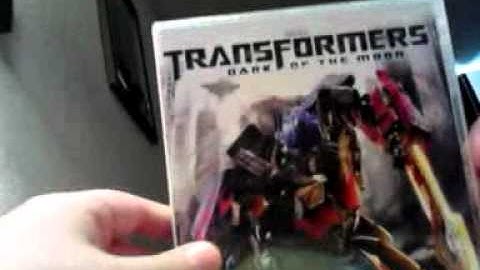 Transformers dark of the moon DVD unboxing
