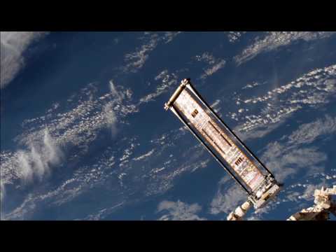 Roll-Out Solar Array Experiment (ROSA) Deploys on International Space Station