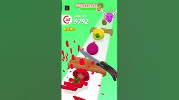Perfect Slices Game 🥑 #amongus #mobilegame #shorts #games #3d
