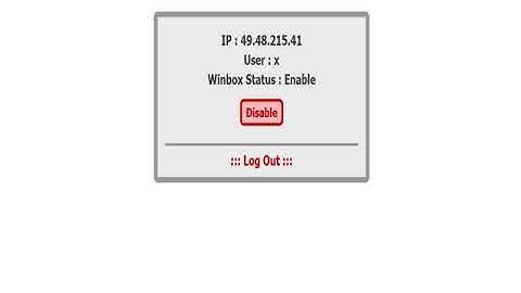 การป้องกันเบื้องต้น Mikrotik โดยใช้โปรแกรมเปิด Port ทาง api