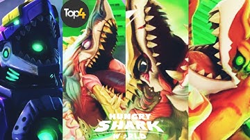 TOP 4 SHARKS IN HUNGRY SHARK WORLD!