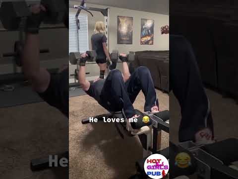 Amazing Blonde Farting On Her Gym Husband Face!